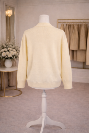 Cardigan Blanc – 3 Boutons