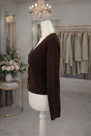 Gilet Boutons Dorés