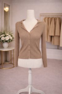 Gilet en Maille Fine