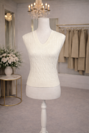 Haut Sans Manches à Torsades