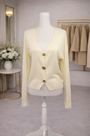 Gilet Boutons Dorés